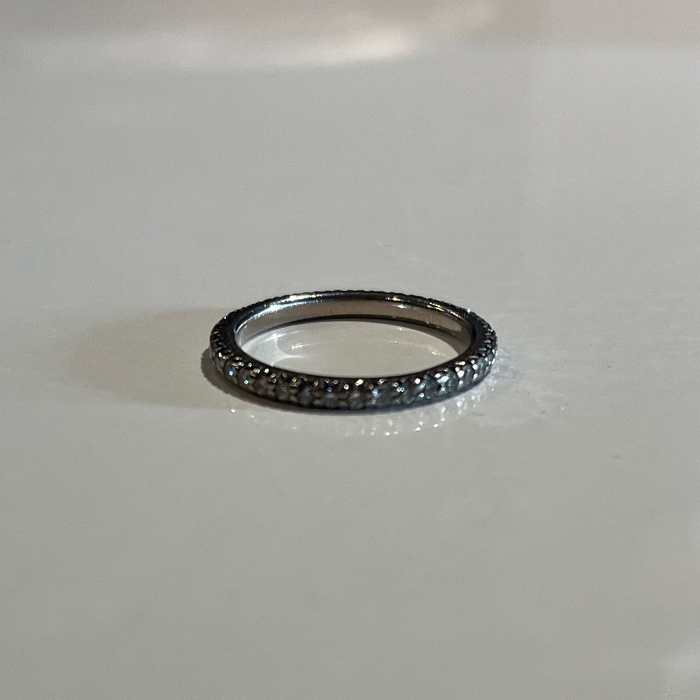 Ritani slim diamond stackable band size 5.5